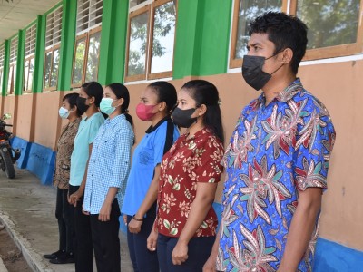 Pelantiakan Pengurus OSIS Masa Bakti 2021/2022